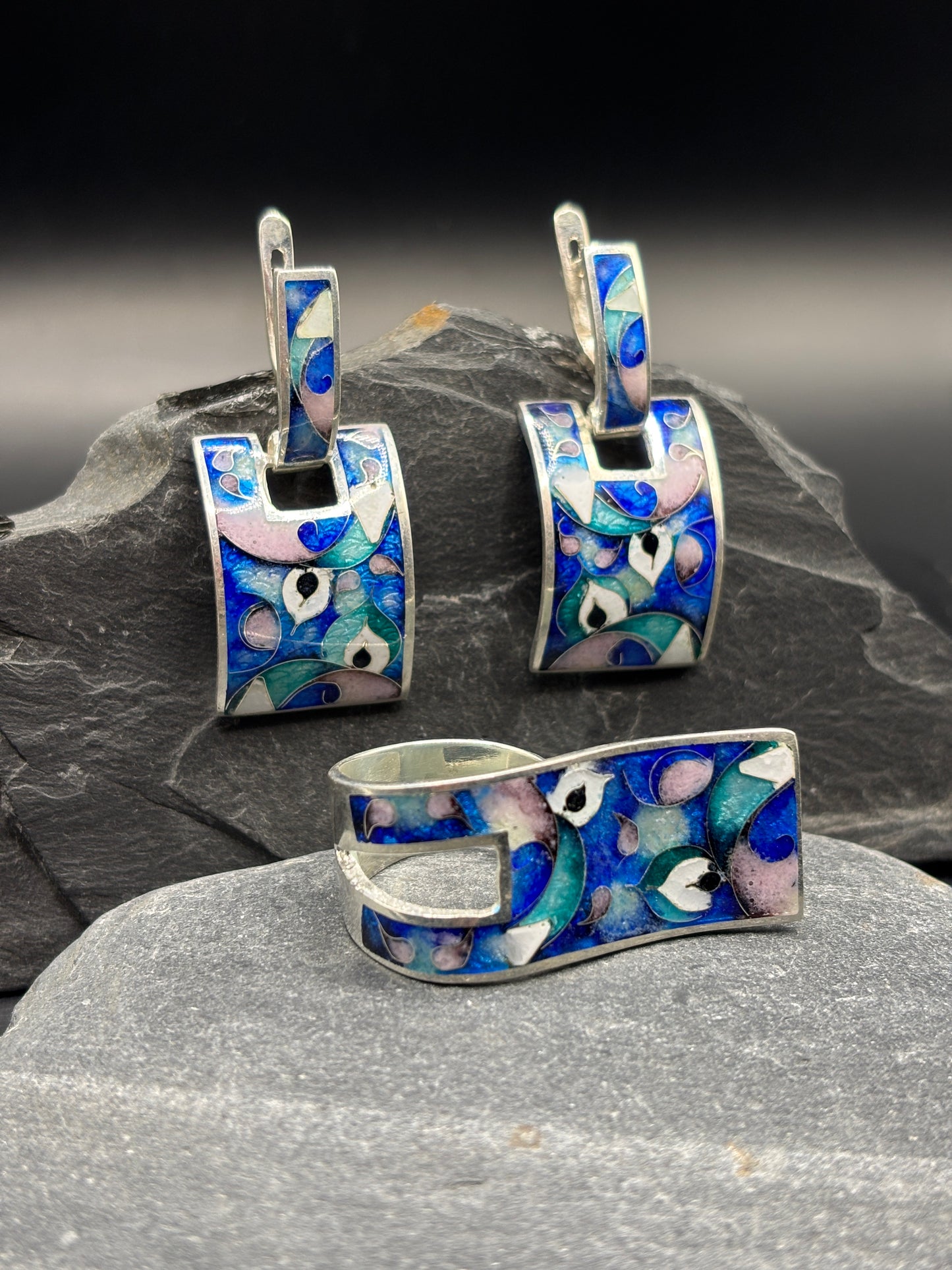 Komplekt "Blue Abstraction"