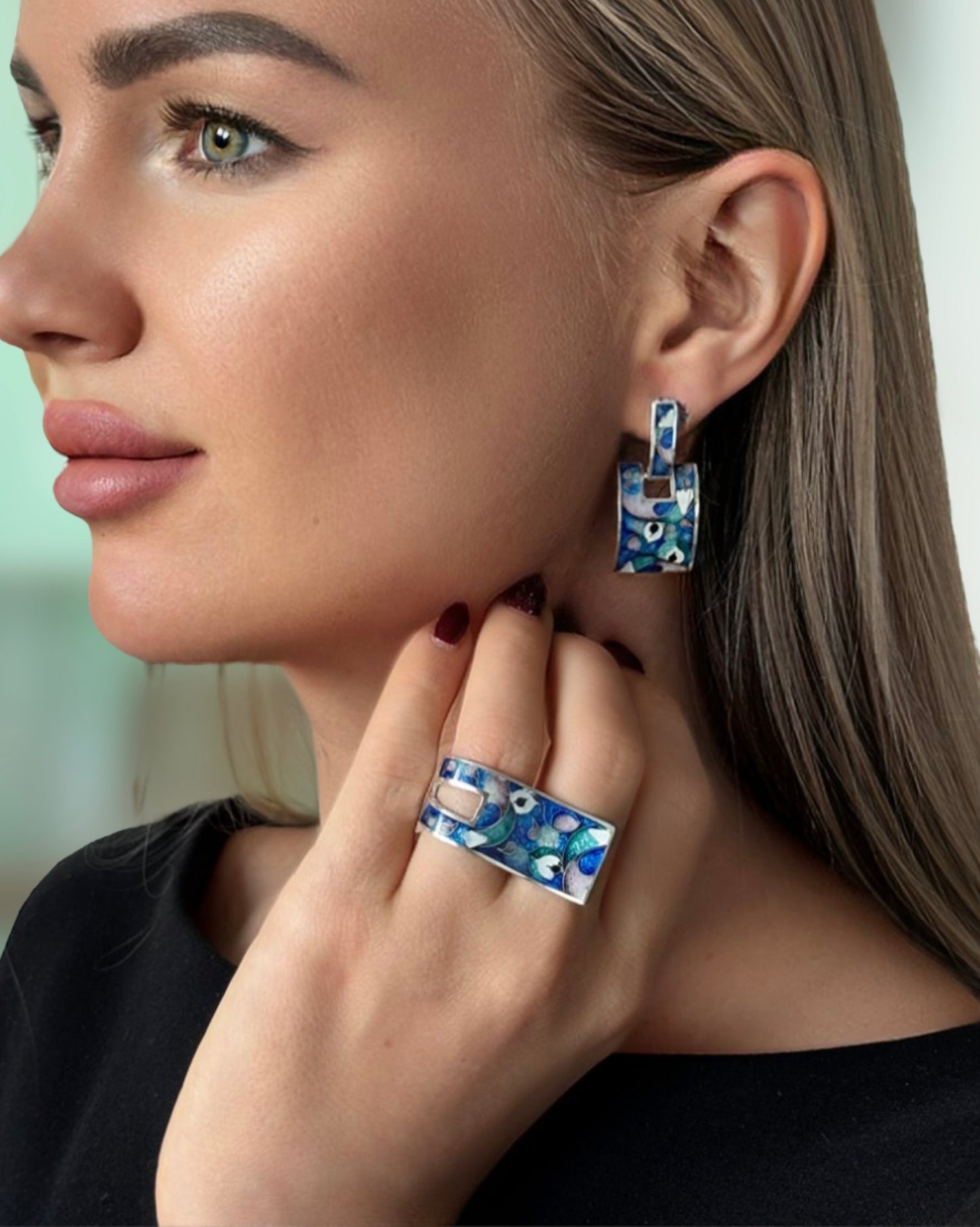 Komplekt "Blue Abstraction"
