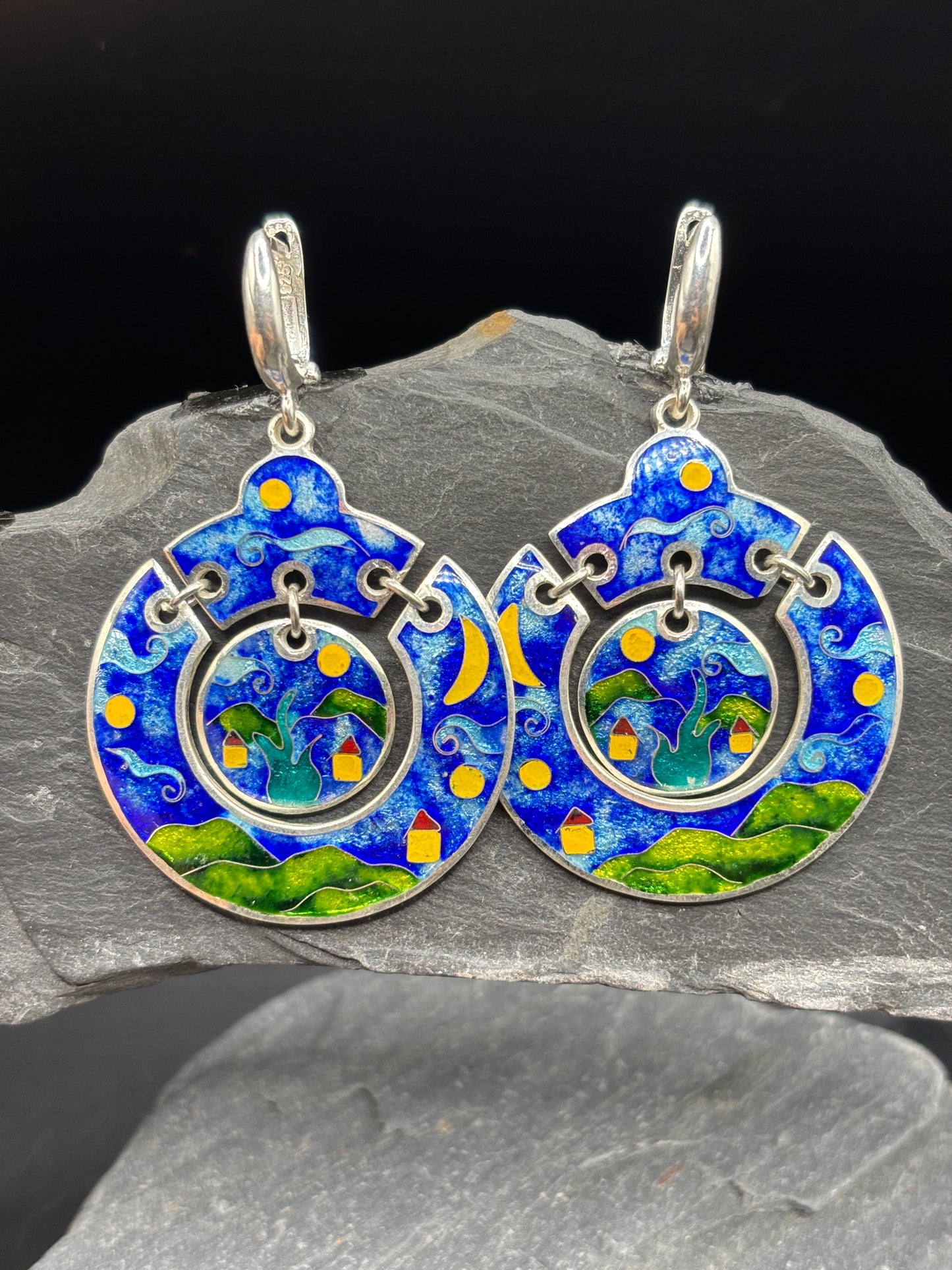 Kõrvarõngad "Starry Night"