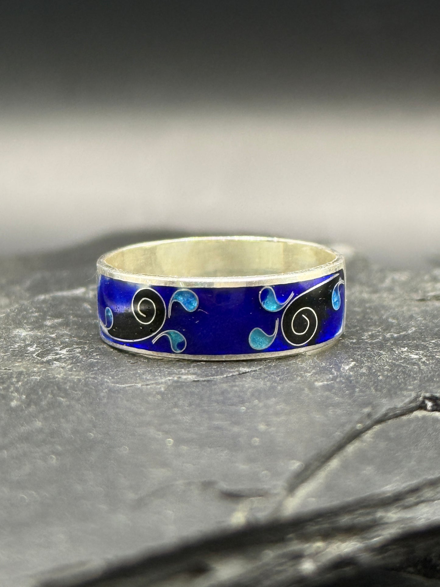 Set "Blue Enamel"
