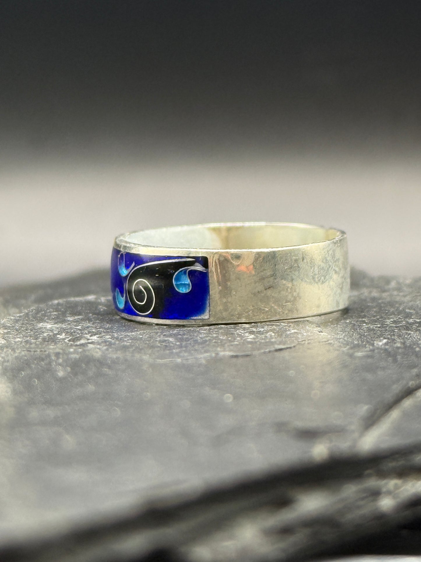 Set "Blue Enamel"