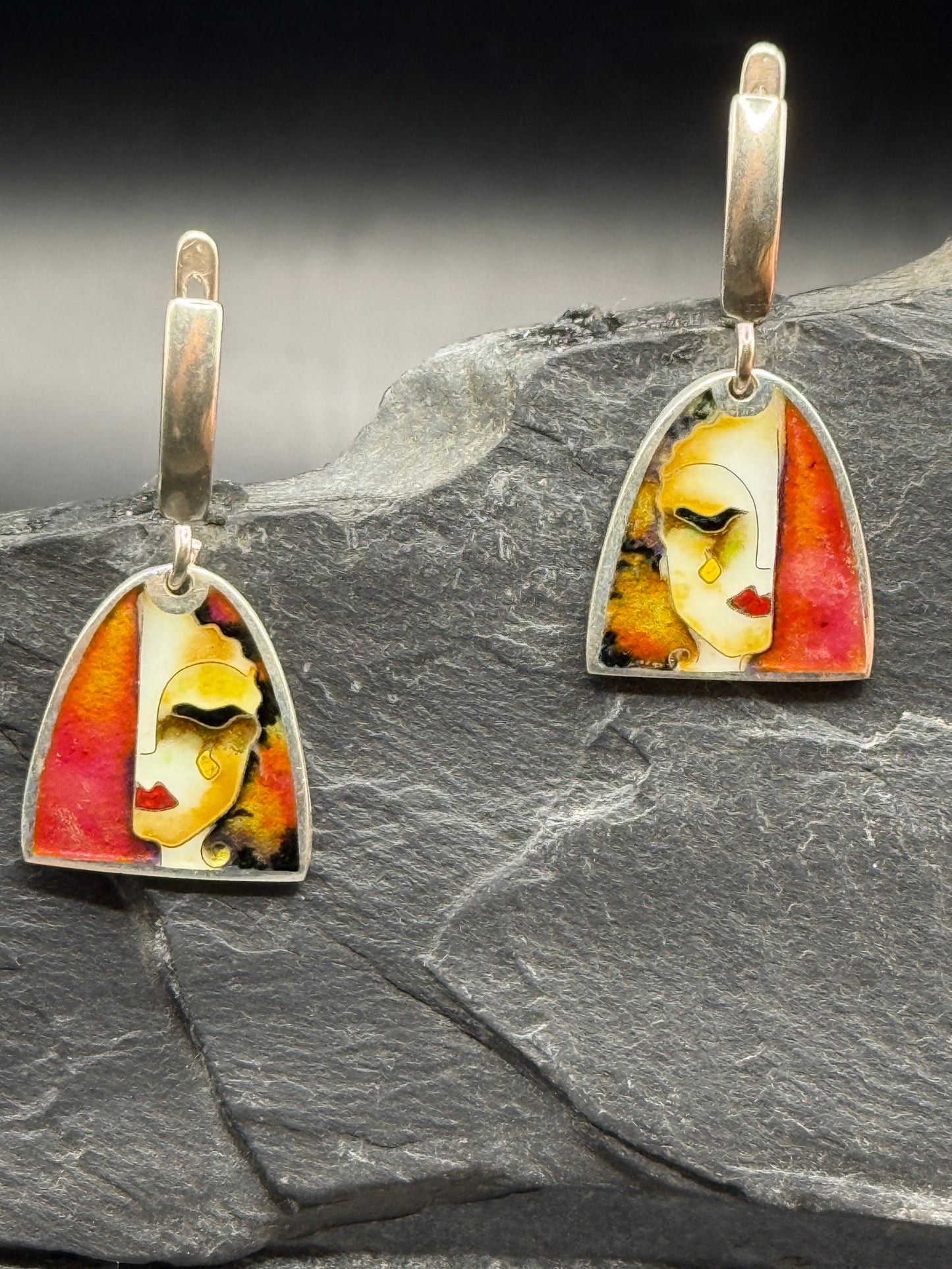 Earrings “Golden Tears”