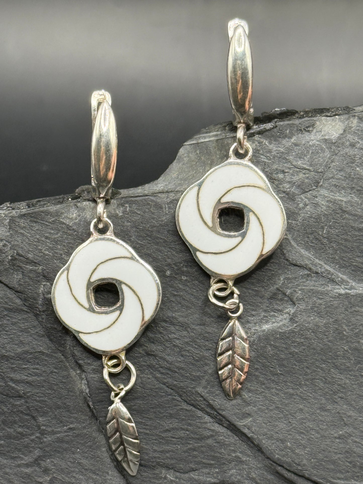 Earrings “White Harmony”