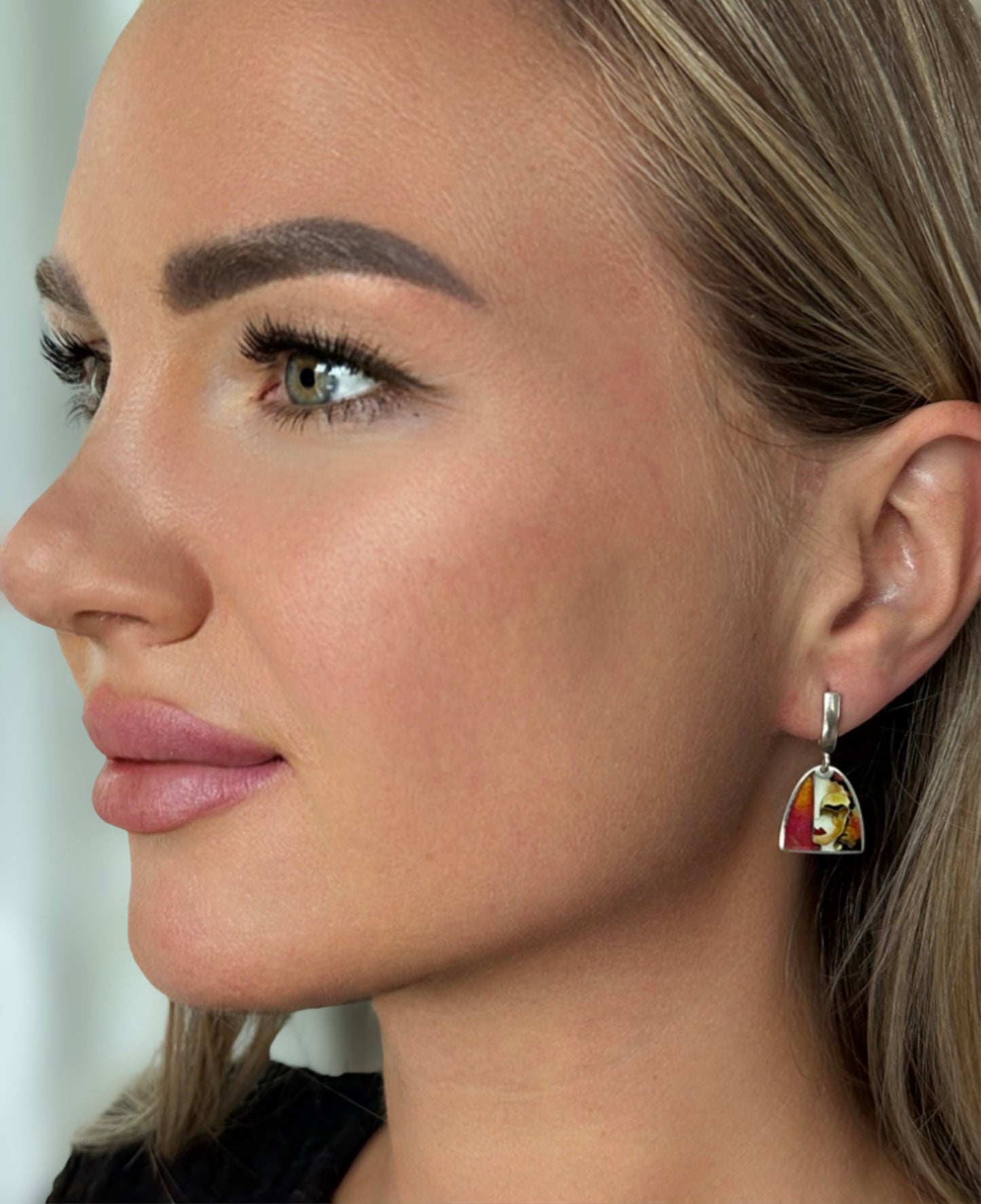 Earrings “Golden Tears”