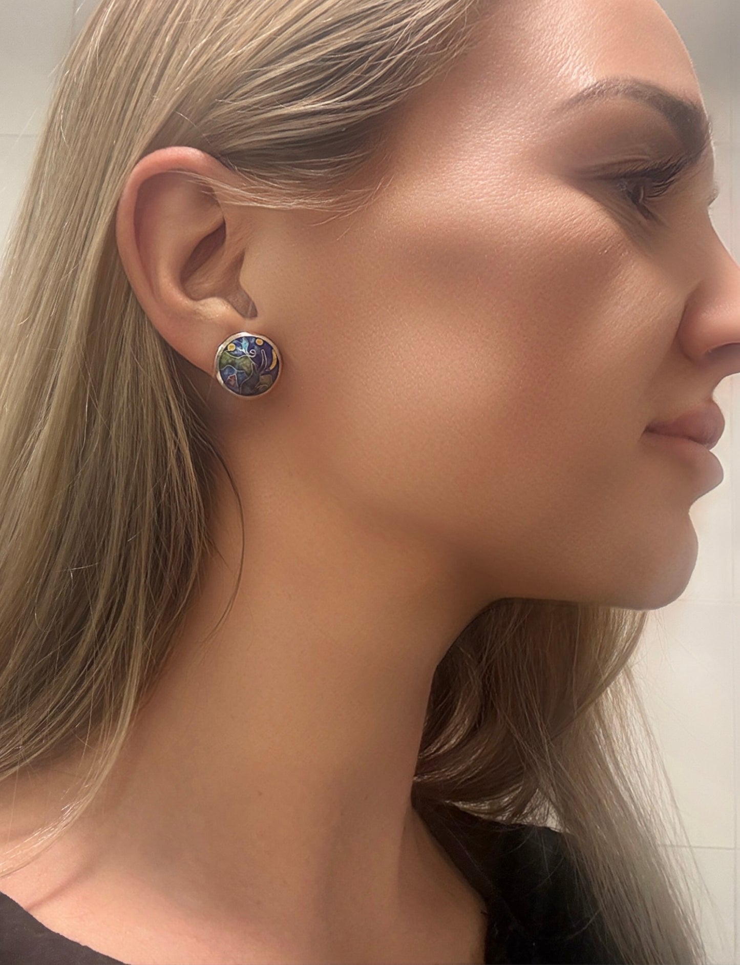 Kõrvarõngad “Tähistaevas” – Van Goghi inspireeritud Minankari ehted