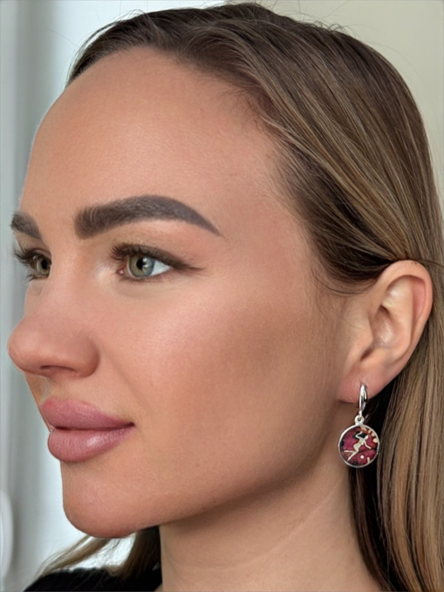 Earrings "Margarita" - Minanqari Silver & Enamel