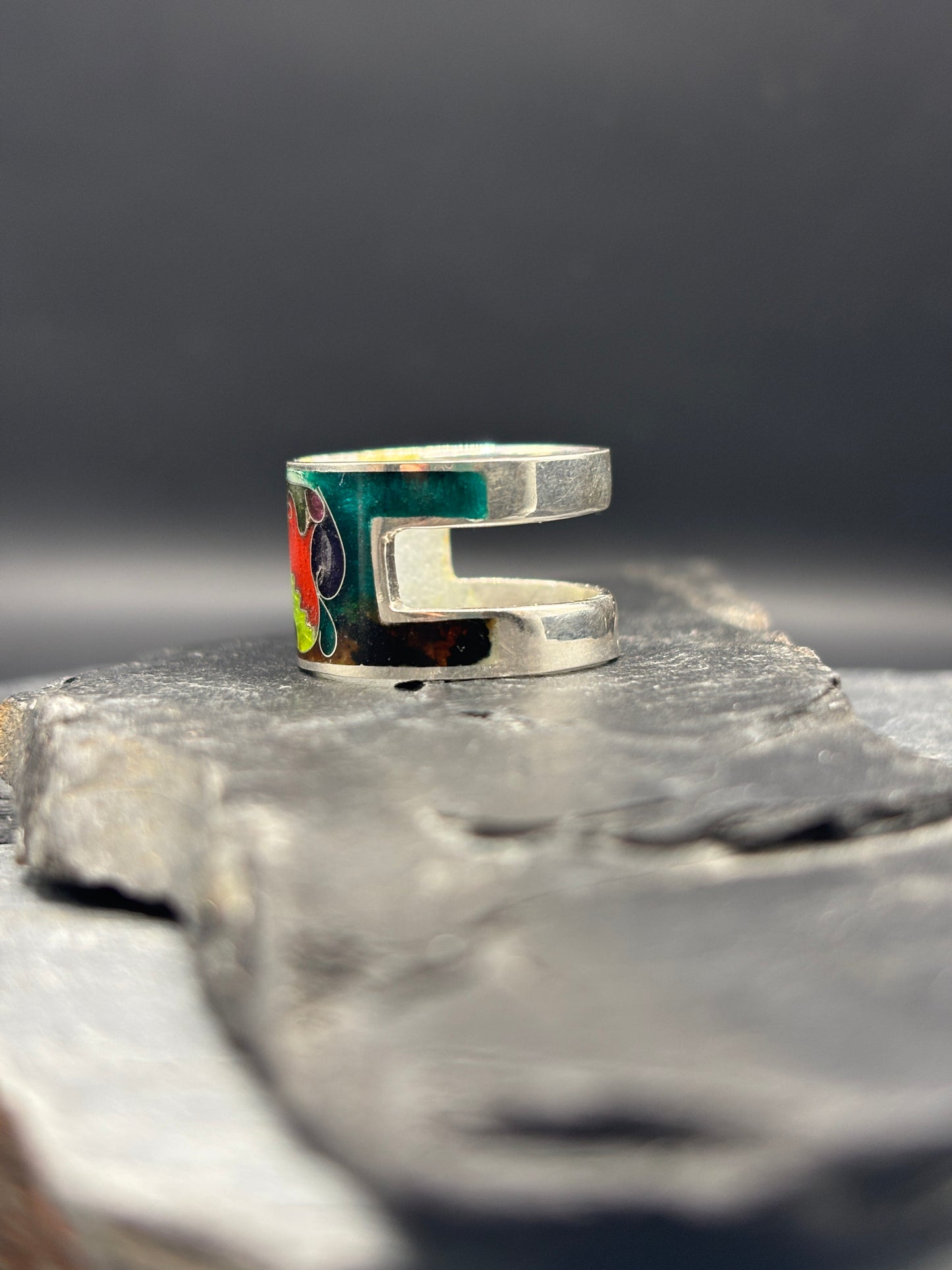 Ring "Emerald Flame "
