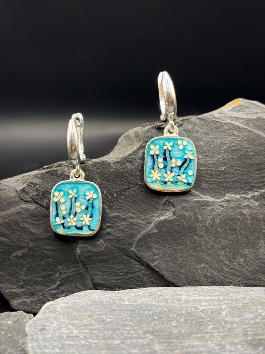 Earrings "“Blossoming Branches of Almonds”