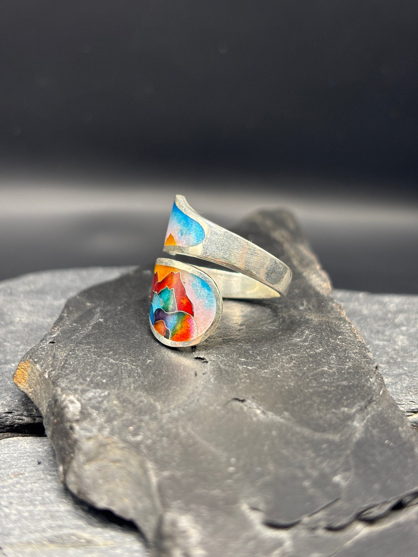 Ring "Mountains at Sunset"