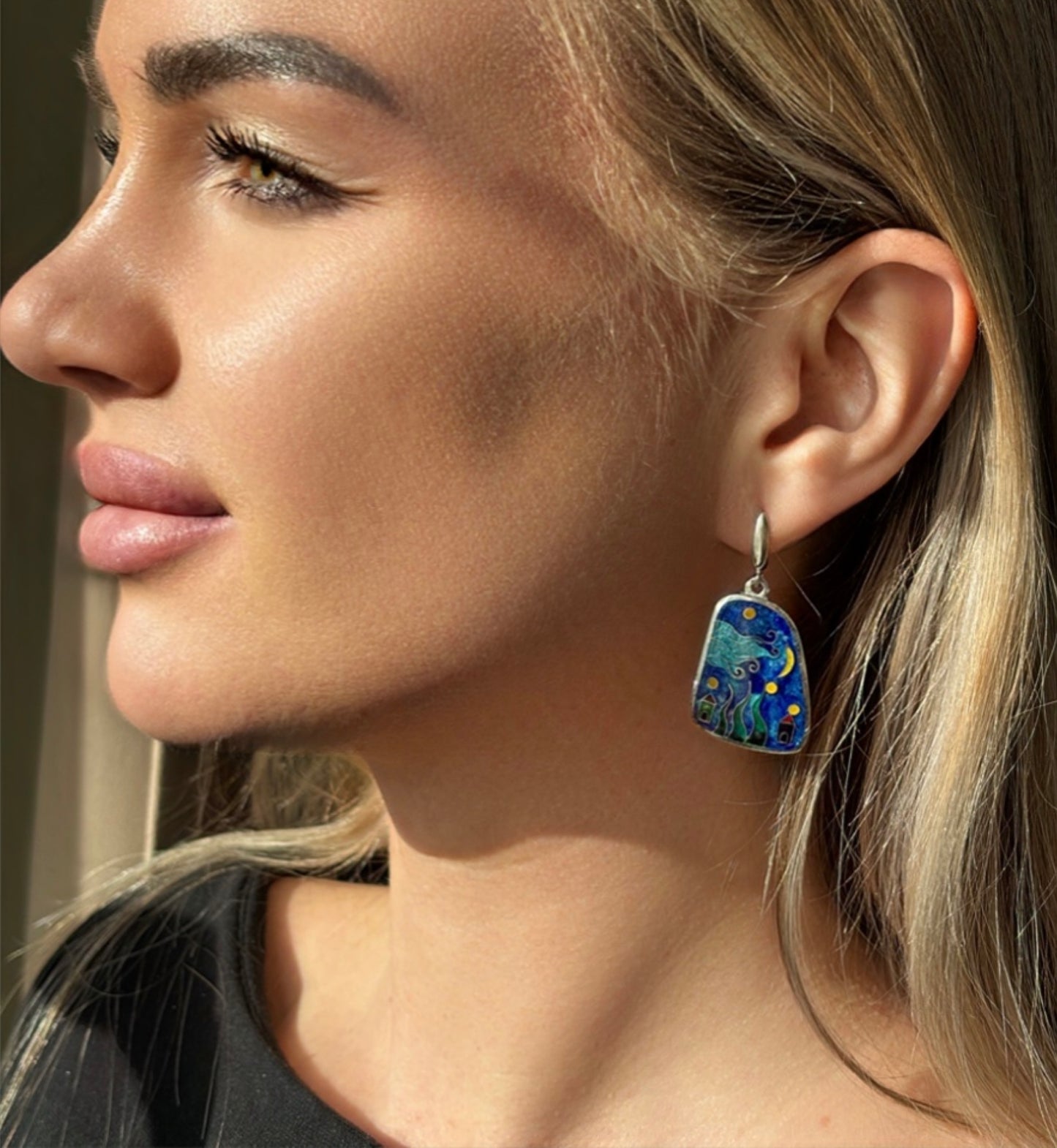 Earrings "Starry Night"