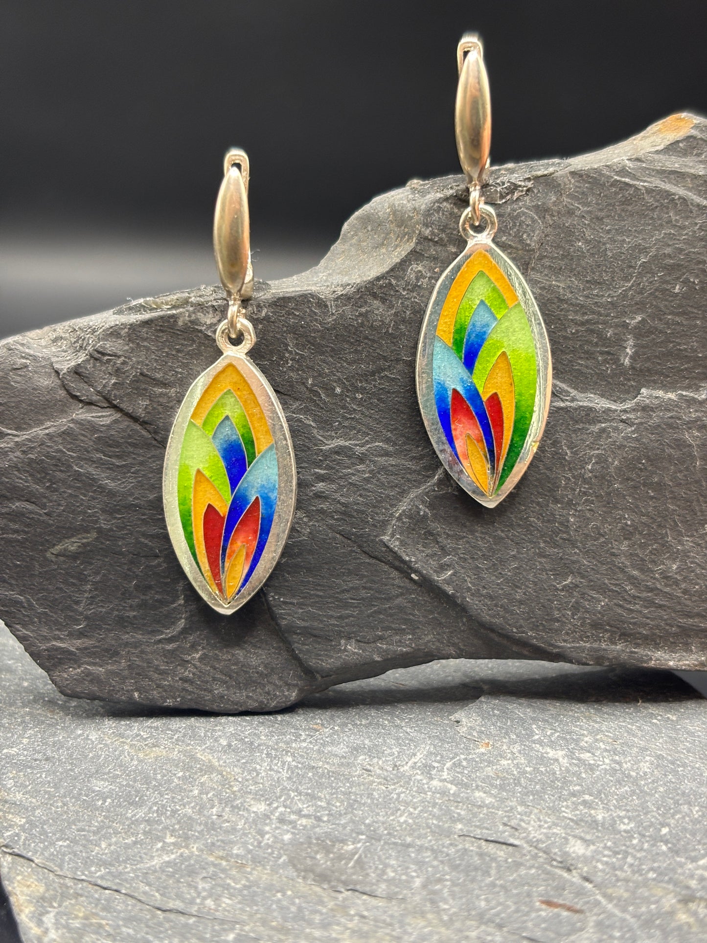 Earrings "Rainbow Fire Earrings"