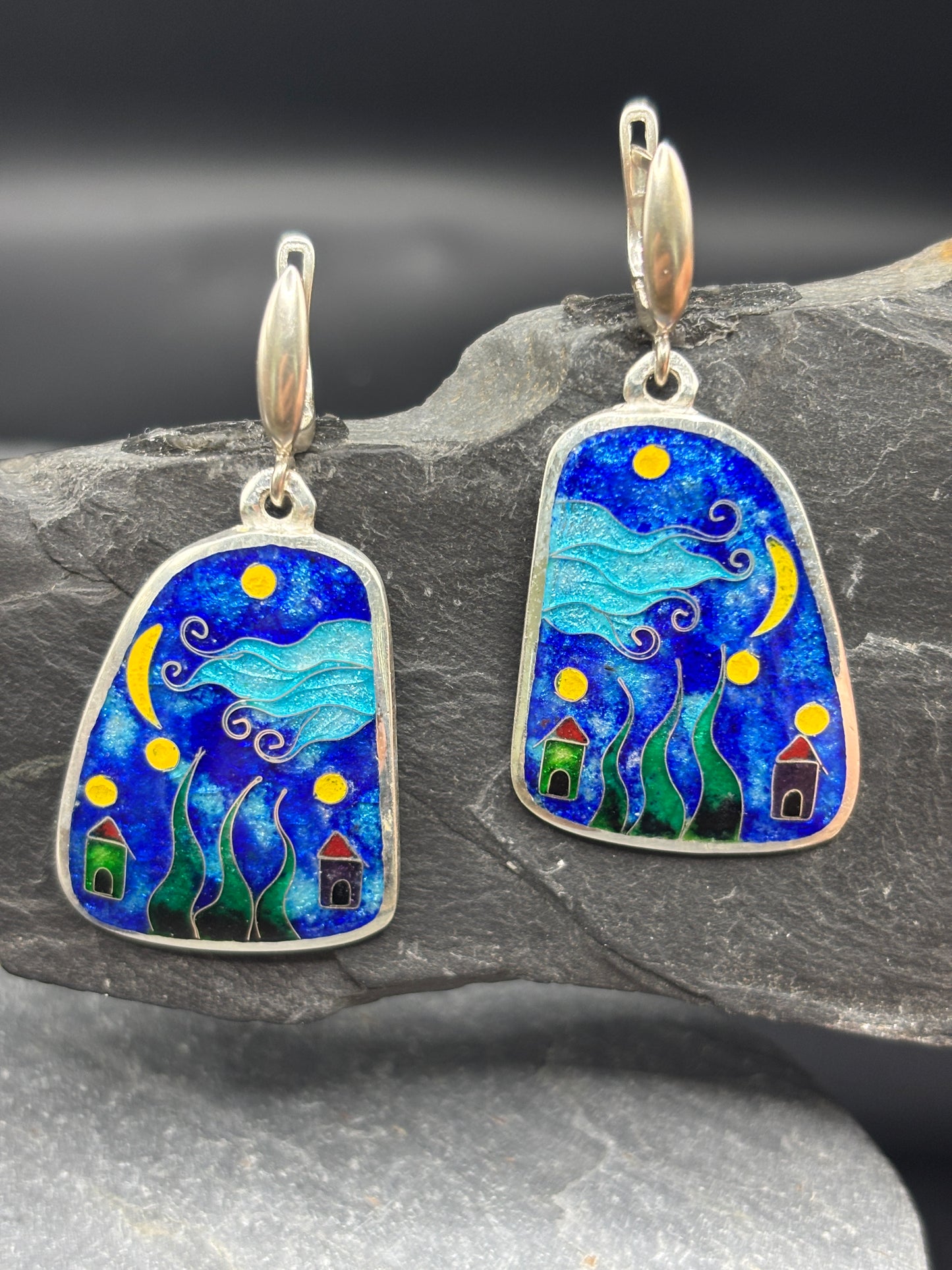 Earrings "Starry Night"