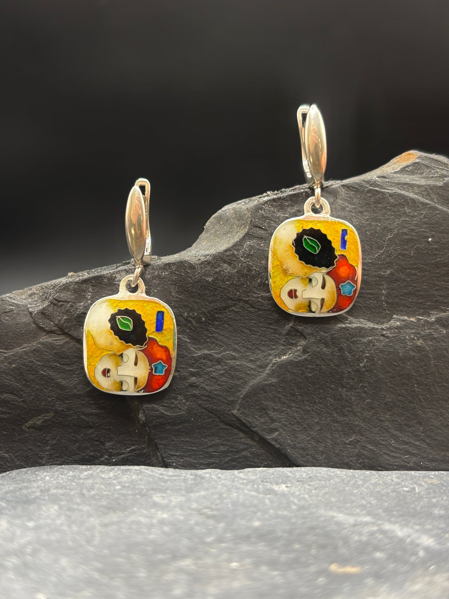 Earrings "The Kiss"