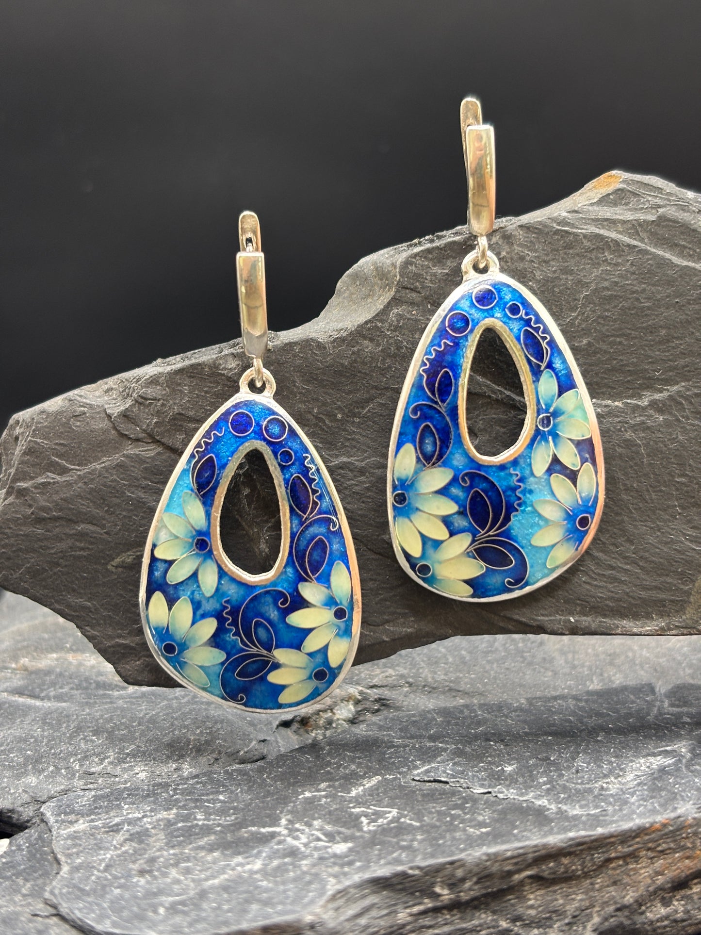 Earrings "Midnight Bloom"