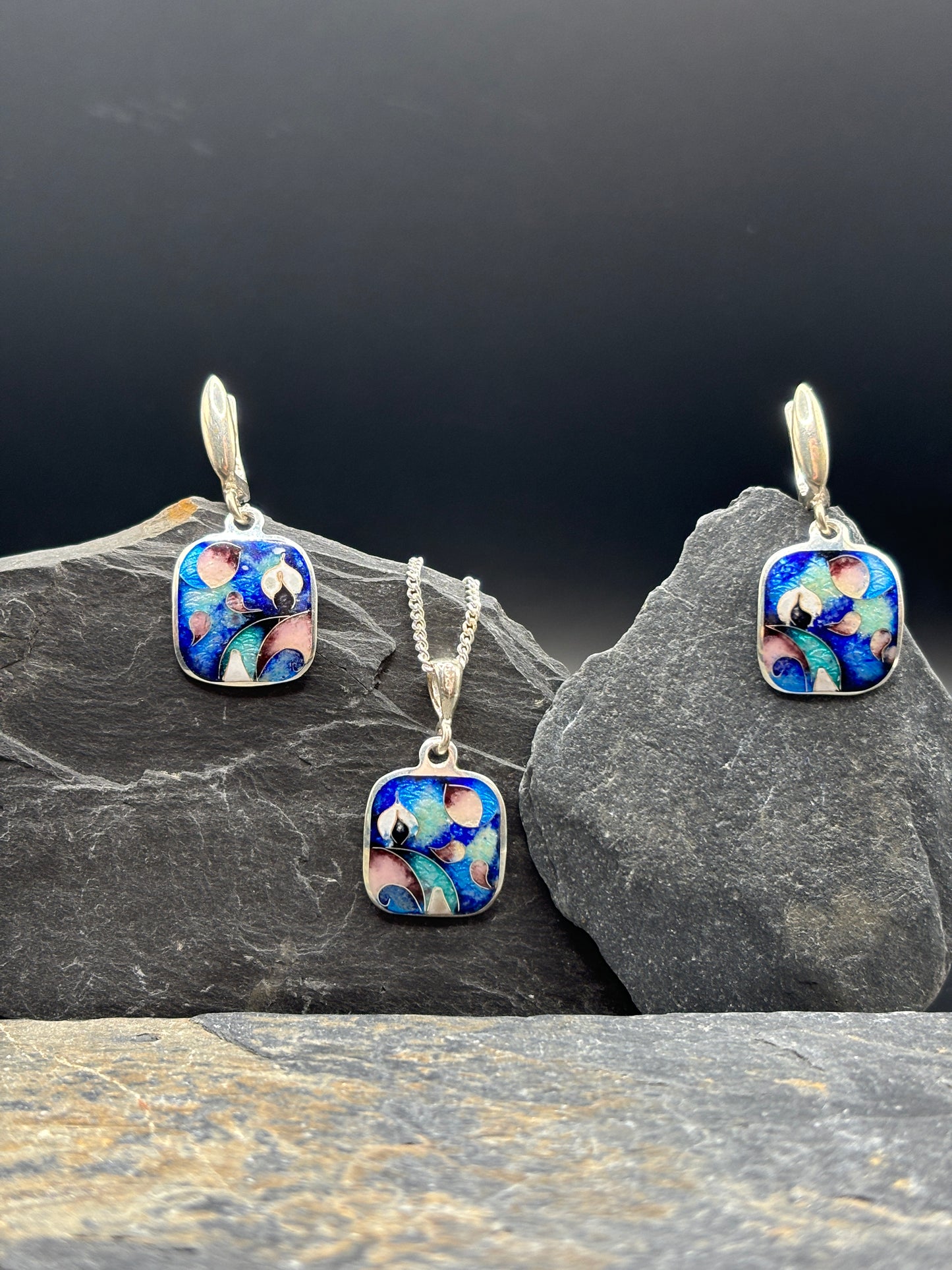 Komplekt "Blue Abstraction"