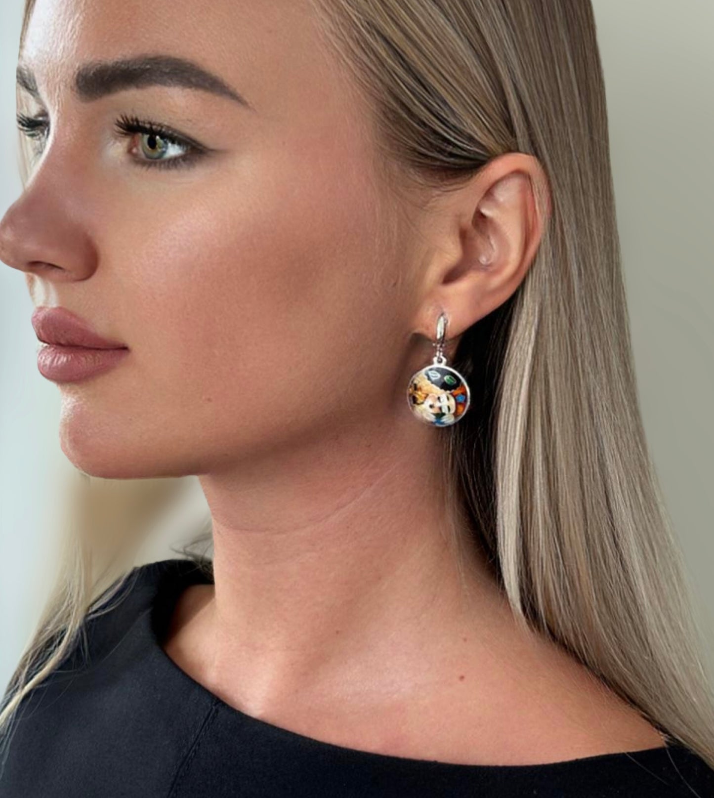 Earrings "The Kiss"