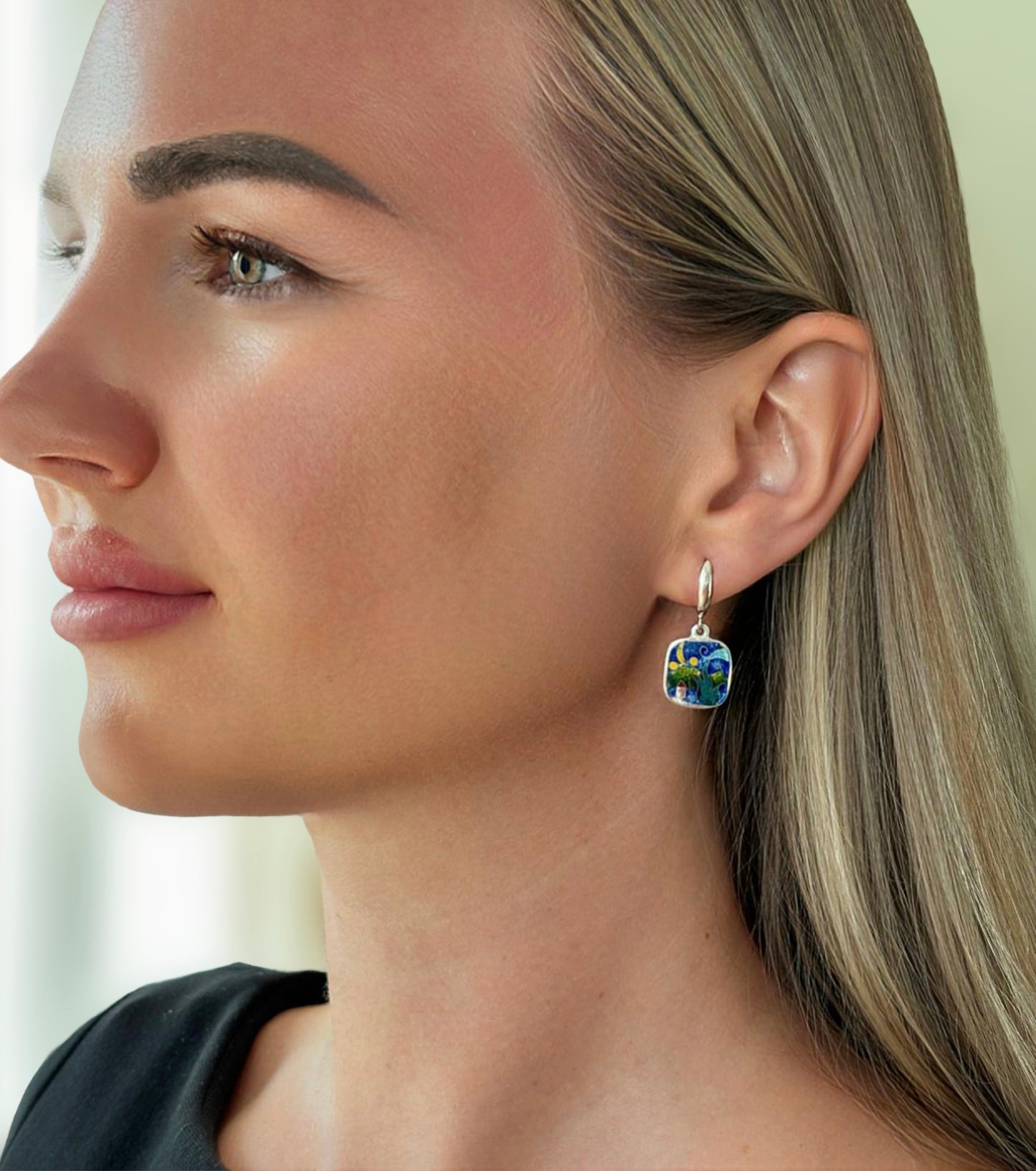 Kõrvarõngad “Tähistaevas” – Van Goghi inspireeritud Minankari ehted