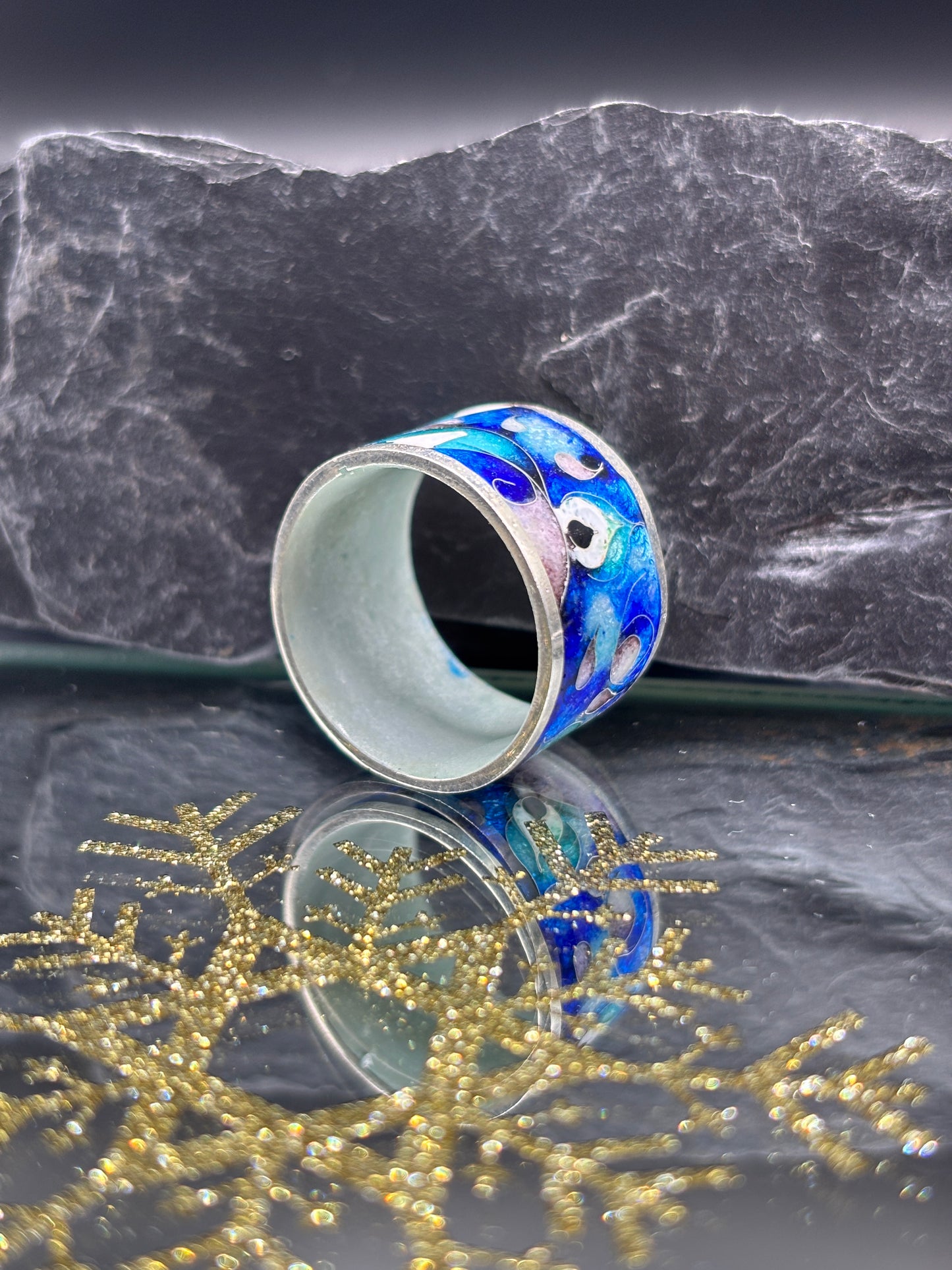 Sõrmus "Blue Abstraction"