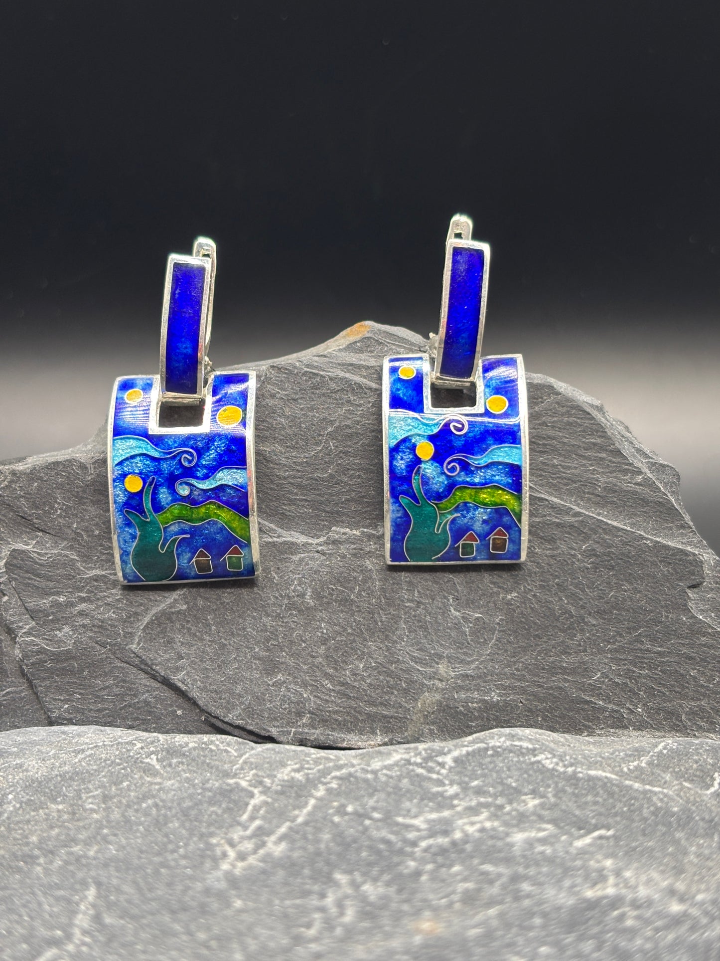 Earrings "Starry Night"