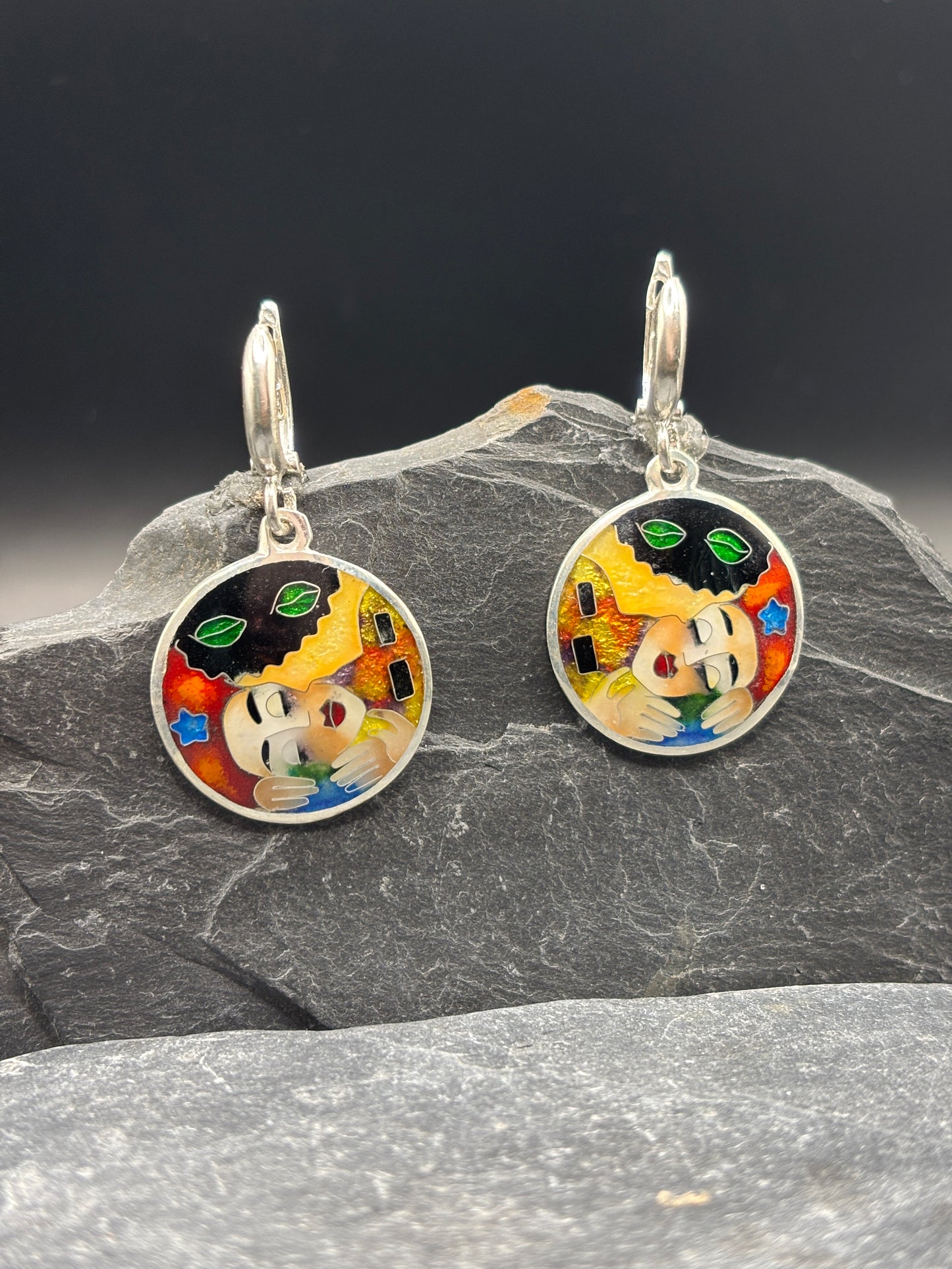 Earrings "The Kiss"