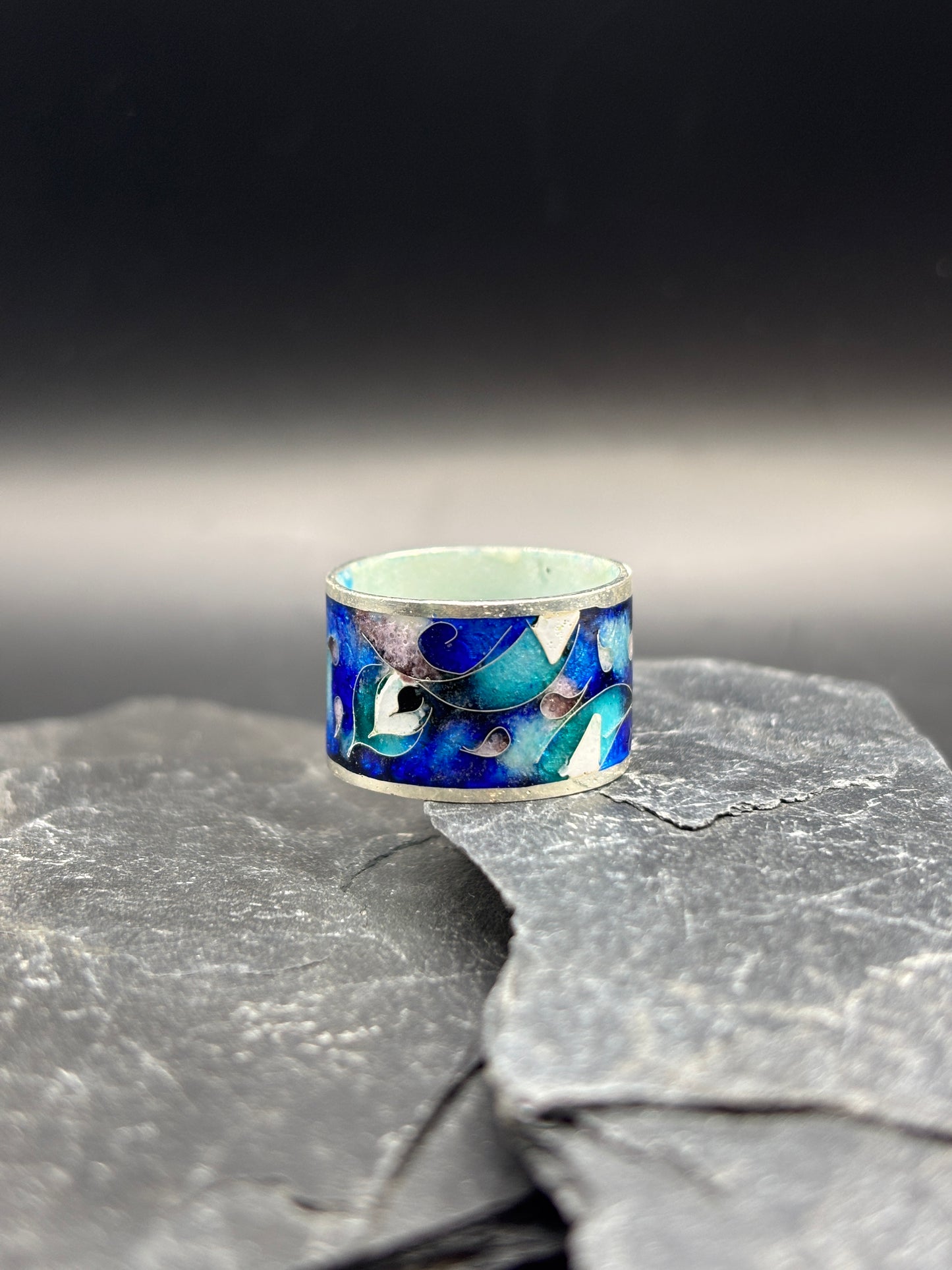 Sõrmus "Blue Abstraction"