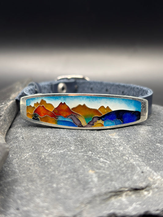 Bracelet "Mountains at Sunset"