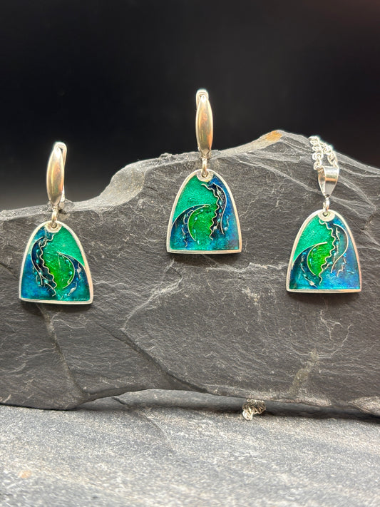 Set "Green Enamel"