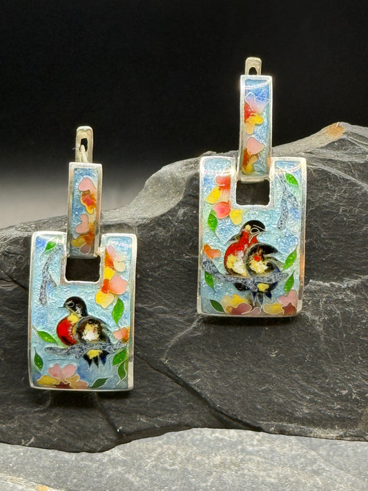 Earrings "A song of two"