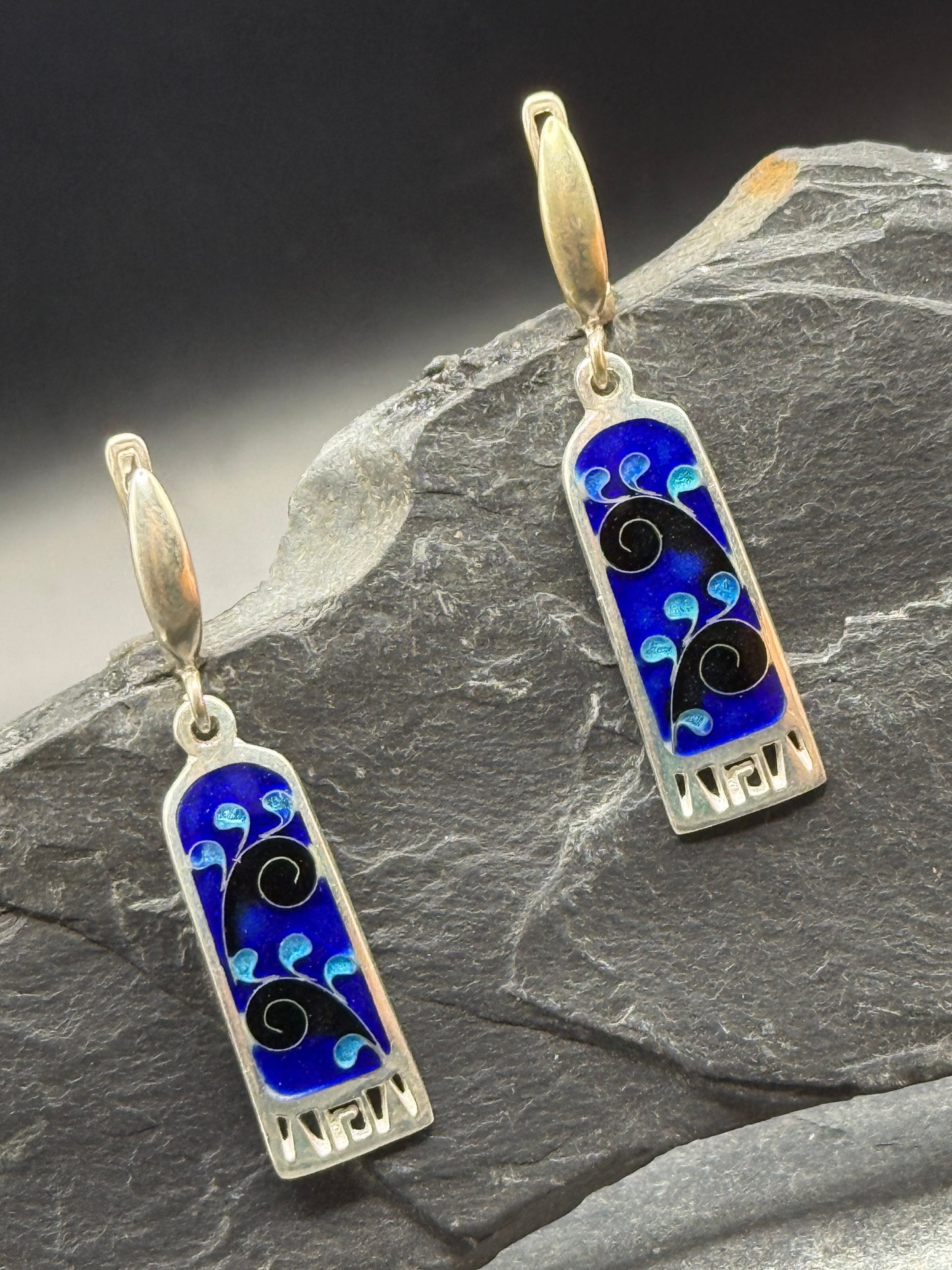 Earrings “Ocean Night”