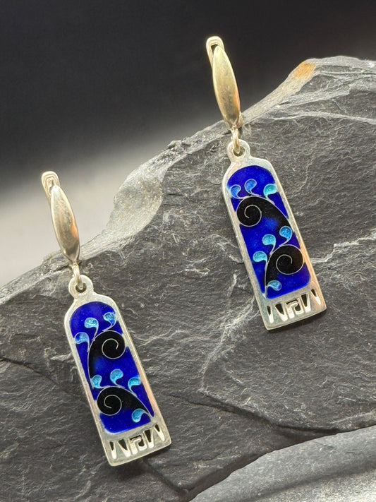 Earrings “Ocean Night”