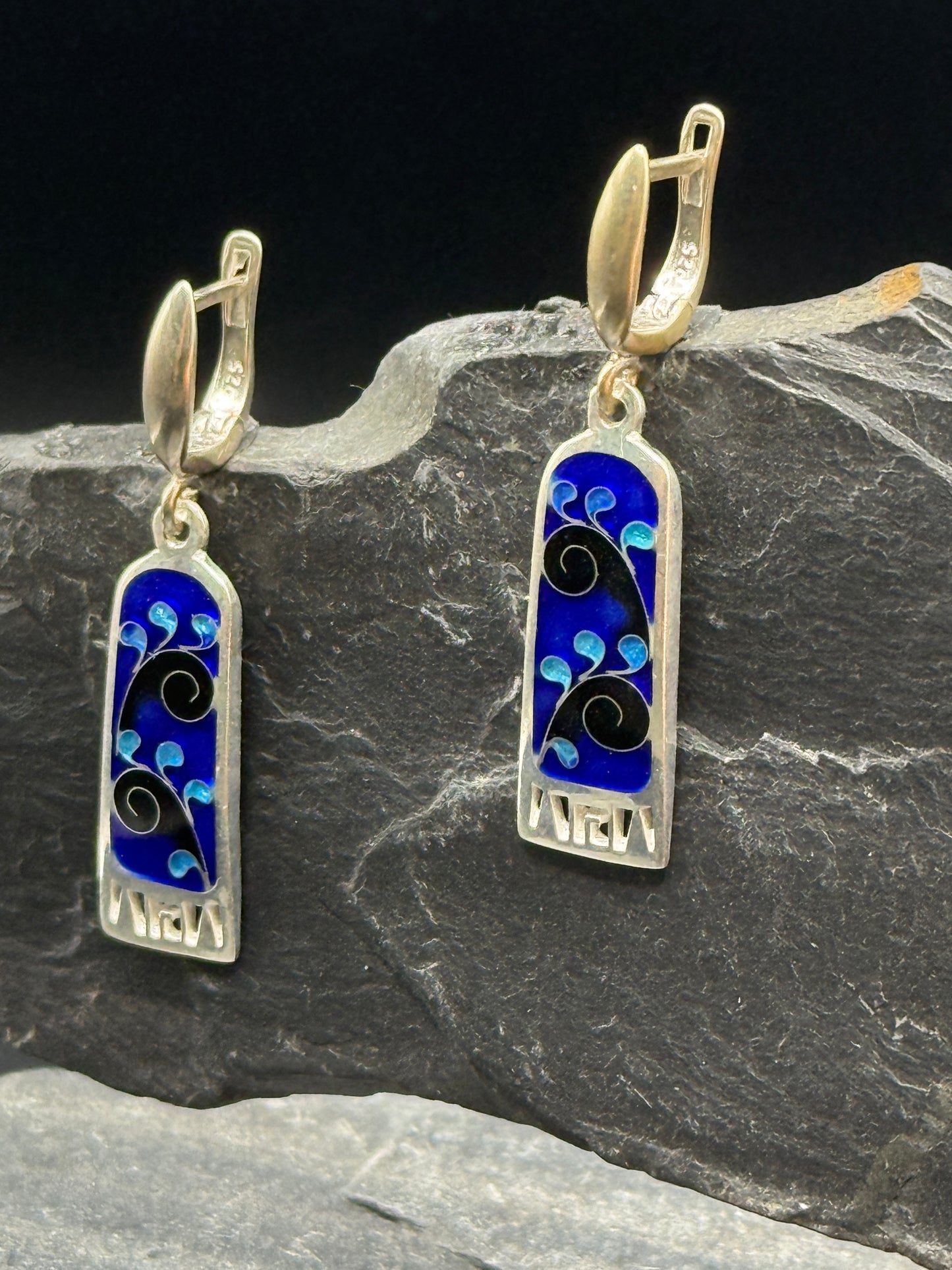 Earrings “Ocean Night”