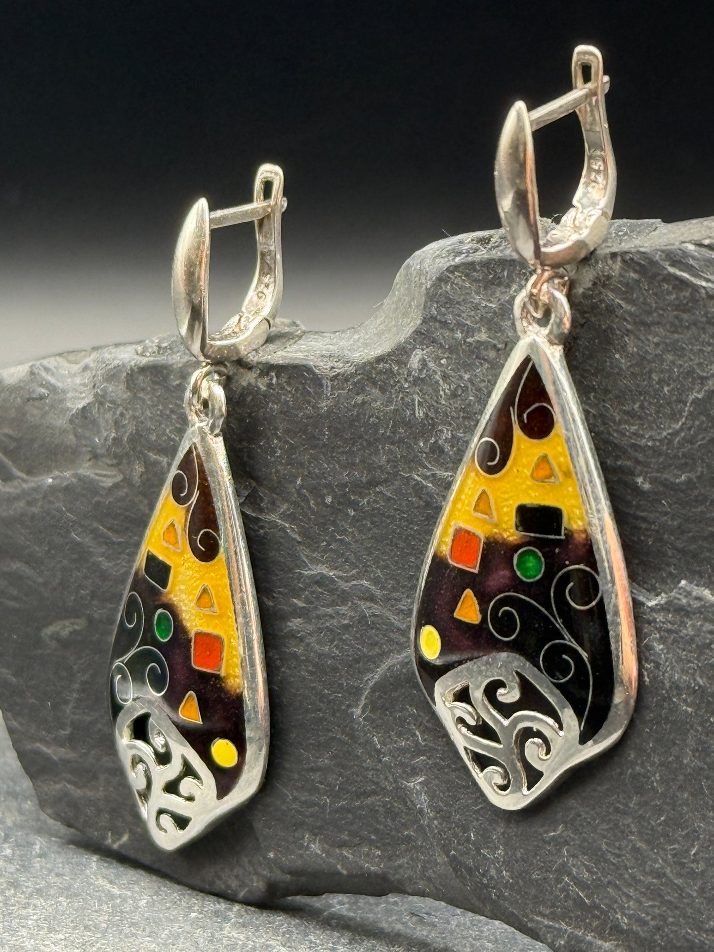 Earrings “Sunlit Mosaic”