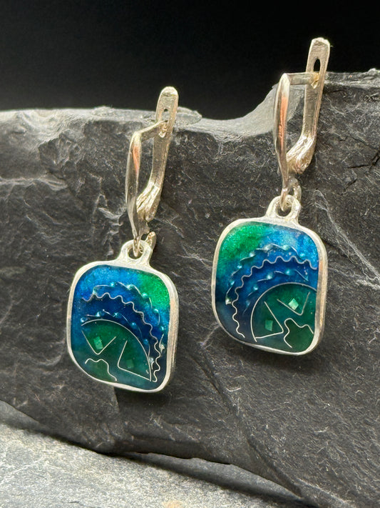 Earrings “Night Forest”
