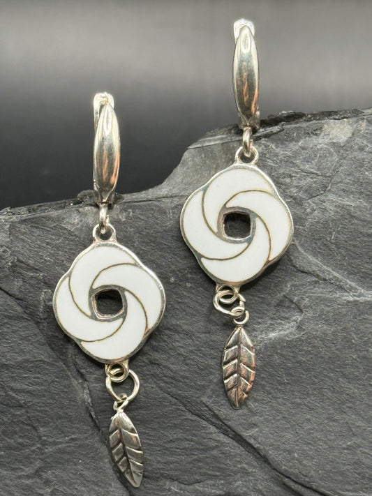 Earrings “White Harmony”