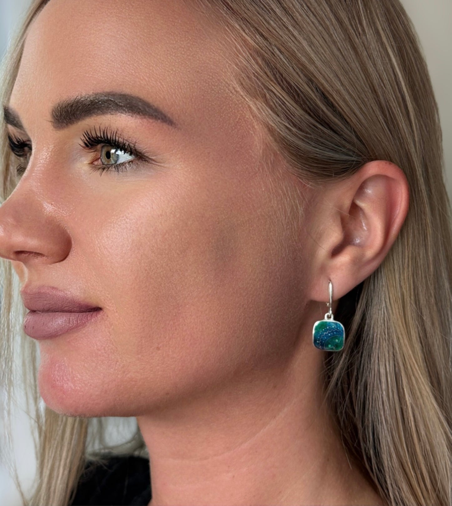 Earrings “Night Forest”