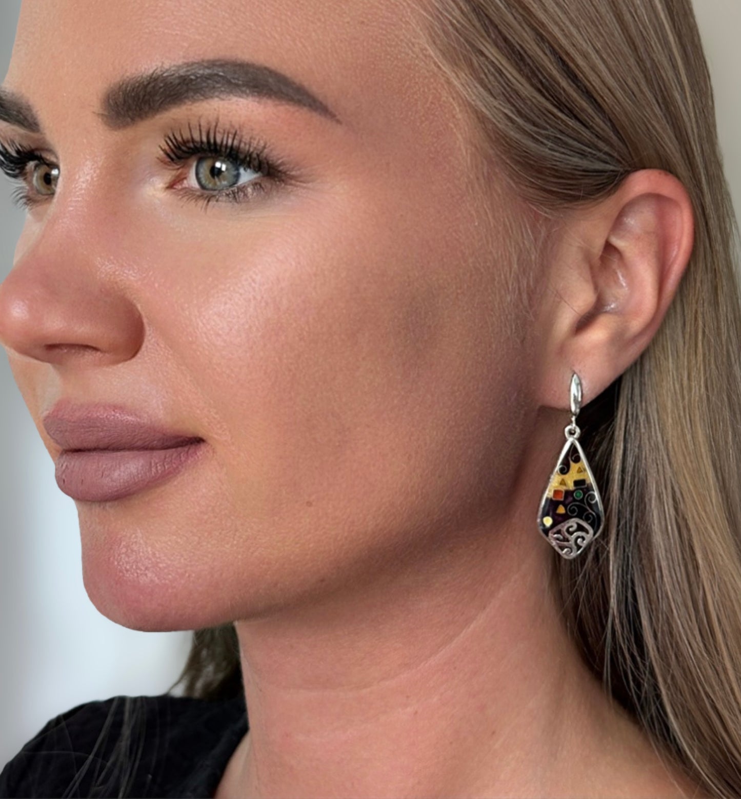 Earrings “Sunlit Mosaic”