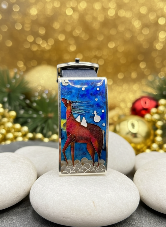 Bracelet “Red Horse 2026” — Minanqari Enamel