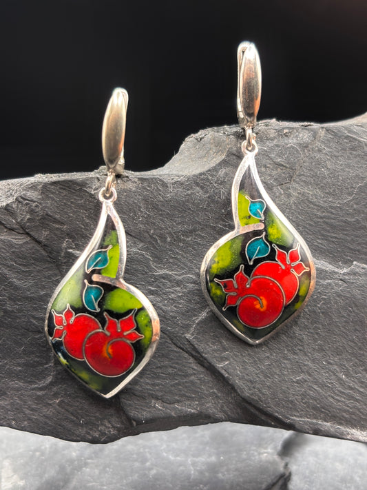 Earings “Pomegranate”