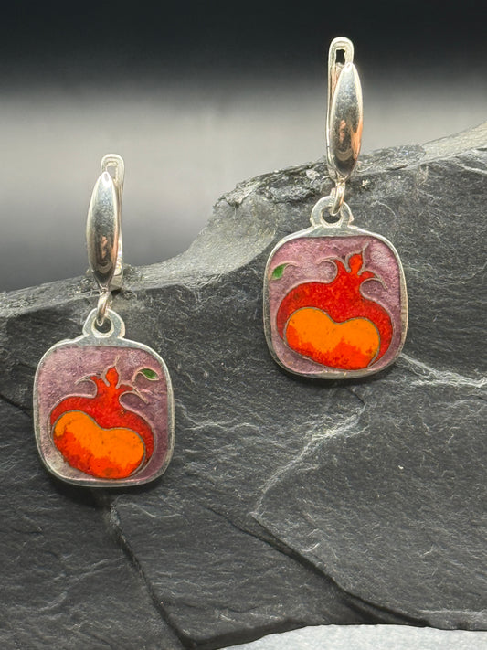 Earrings “Pomegranate”