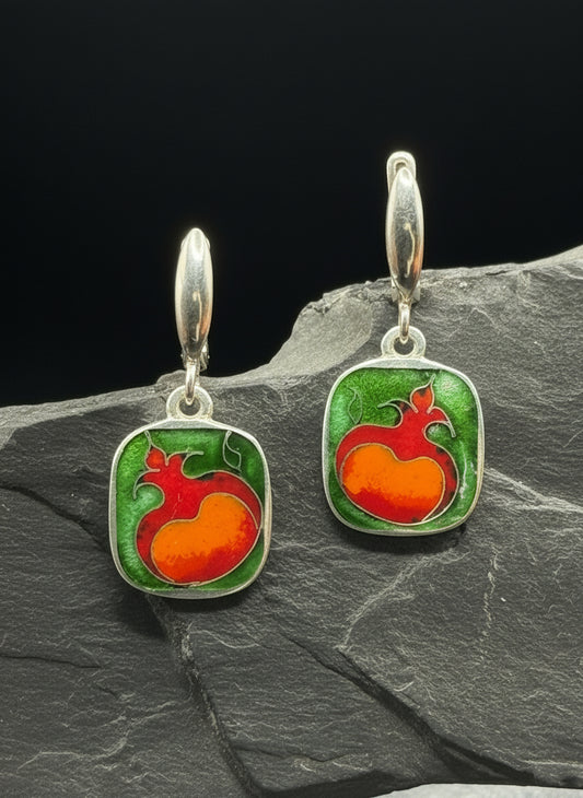 Earrings “Pomegranate”