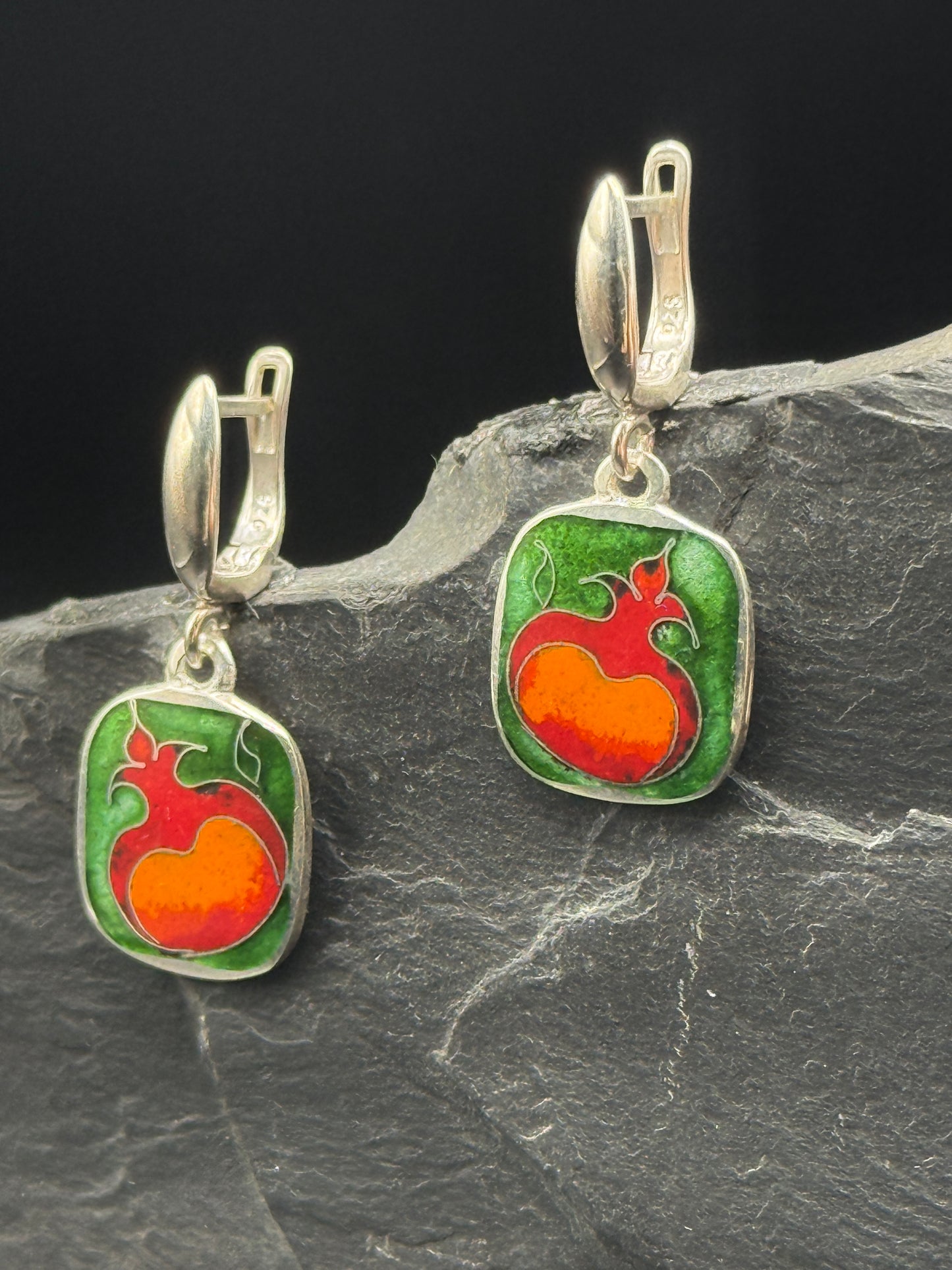 Серьги «Гранат»