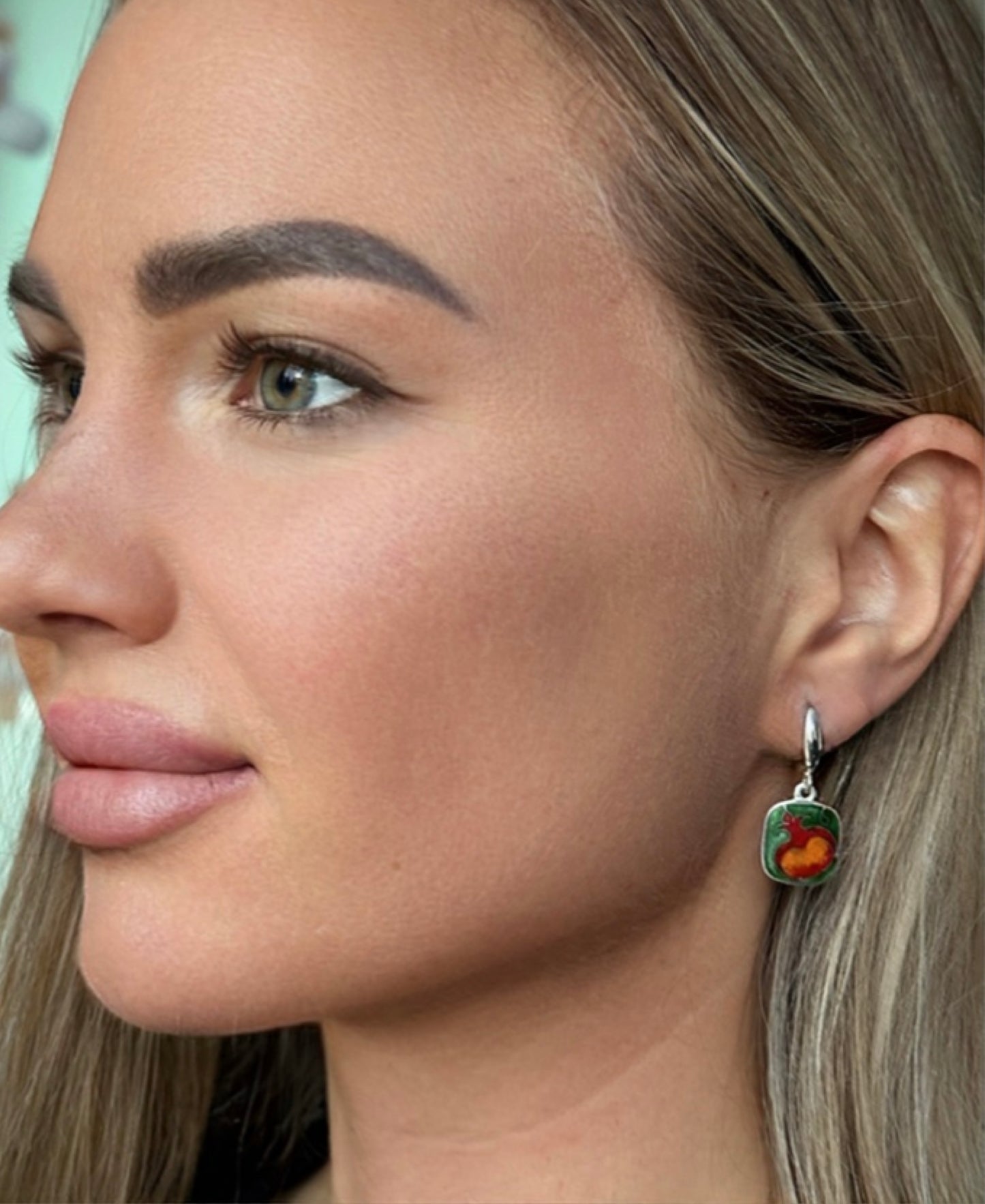 Серьги «Гранат»