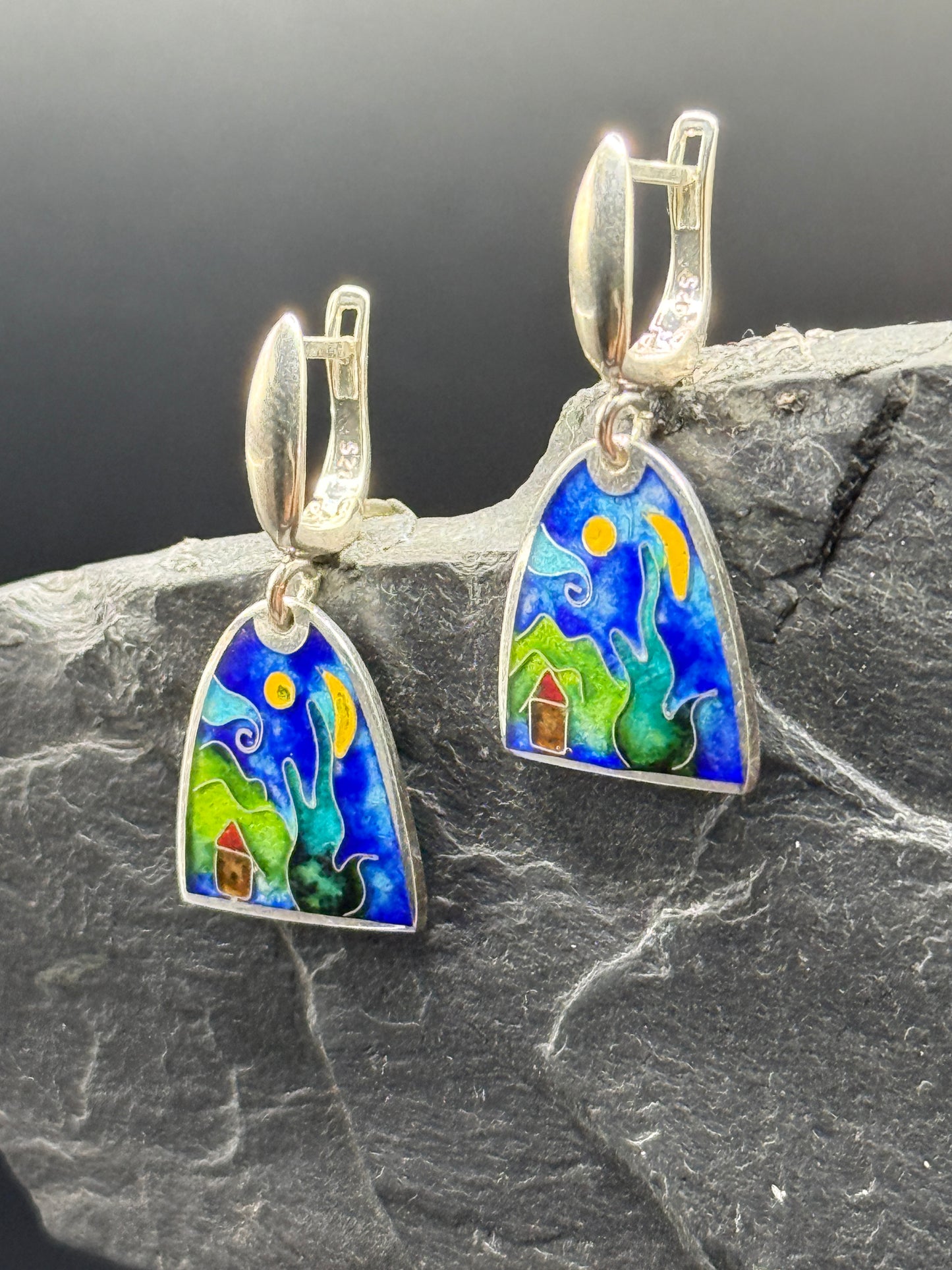 Kõrvarõngad "Starry Night"