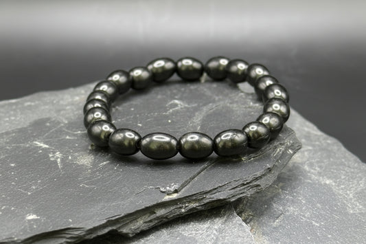 Gisheri (Jet) Bracelet – Natural Black Stone