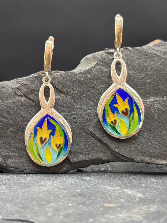 Kõrvarõngad "Golden Bloom Earrings"