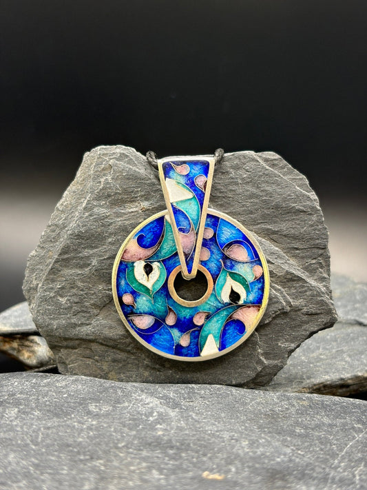 Pendant "Blue Abstraction"