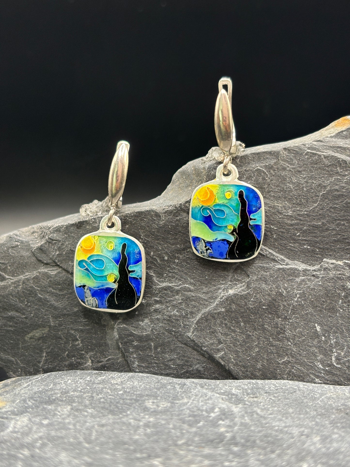 Earrings "Starry Night"