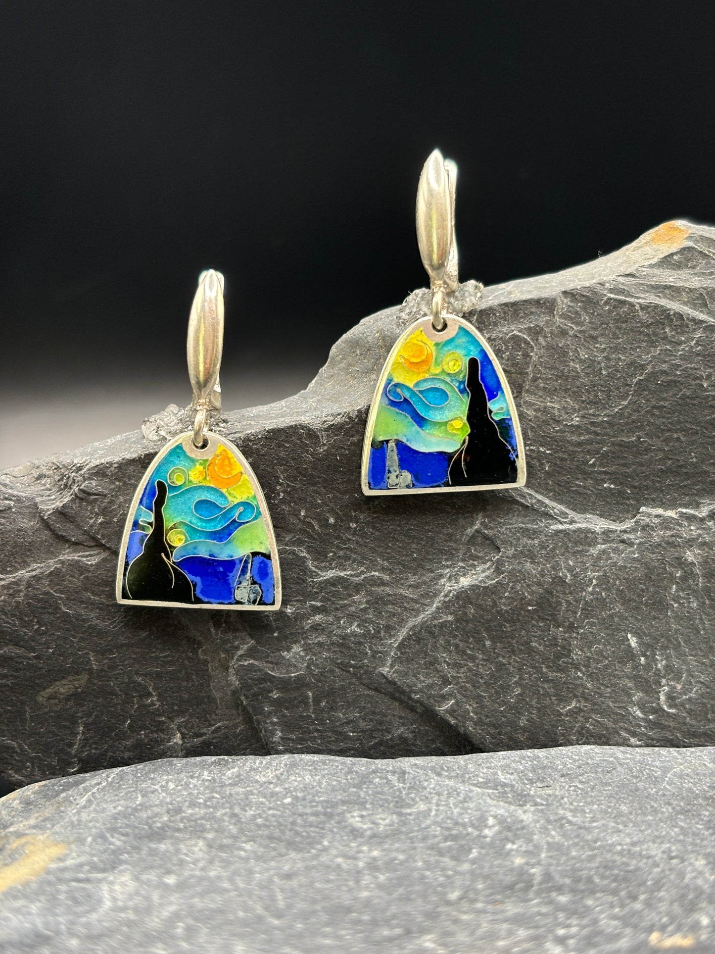 Earrings "Starry Night"